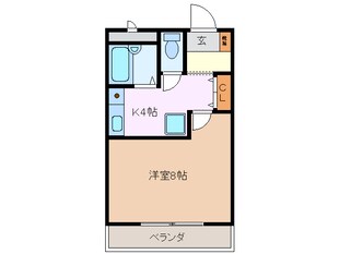 中川原駅 徒歩25分 3階の物件間取画像